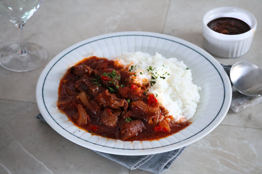 牛すじ肉のハヤシライス風